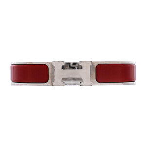 Hermes Narrow Clic H Bracelet Enamel